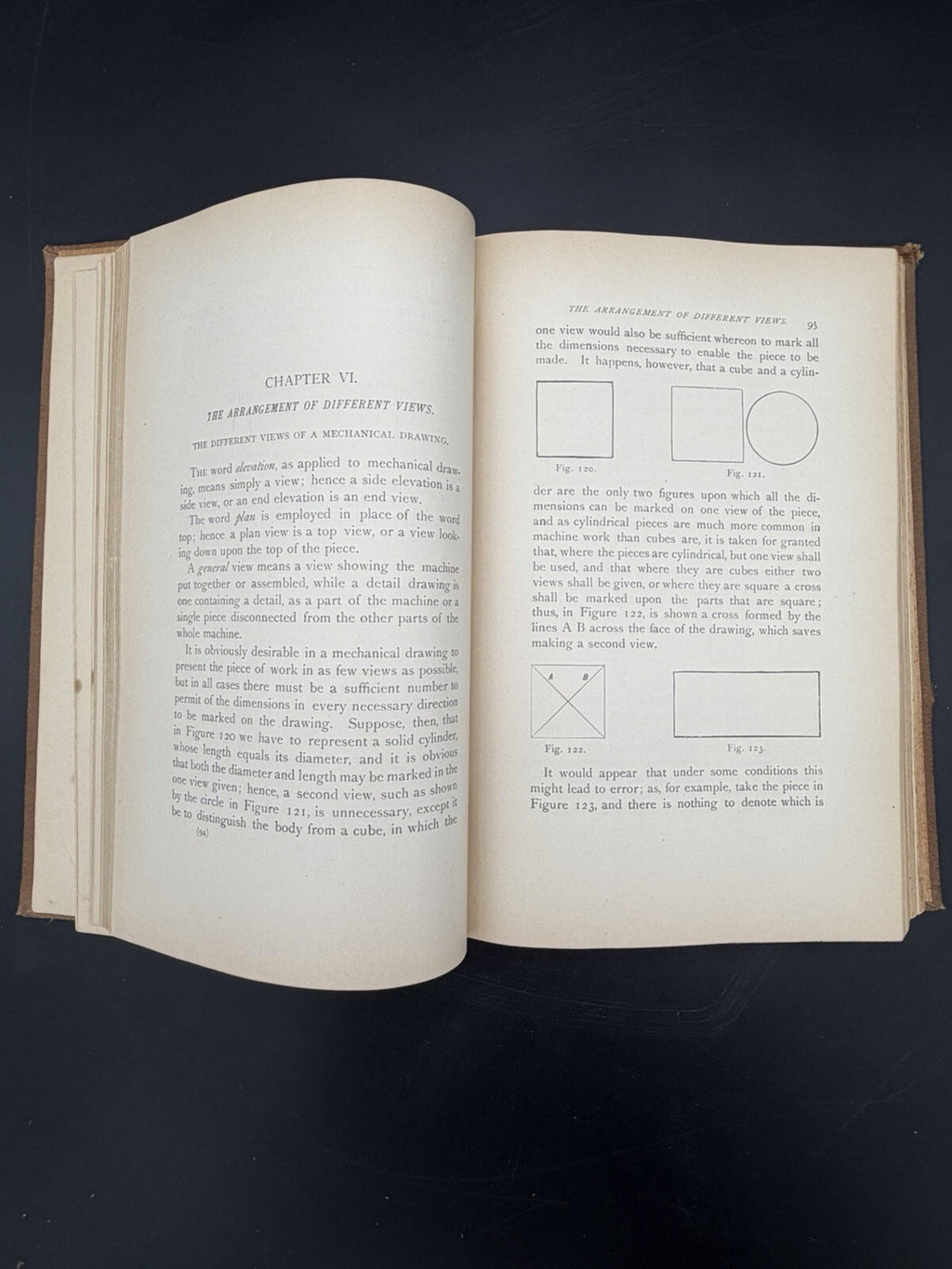 Antique Book 1898 Mechanical Drawing Self-Taught - Joshua Rose Engineering RARE