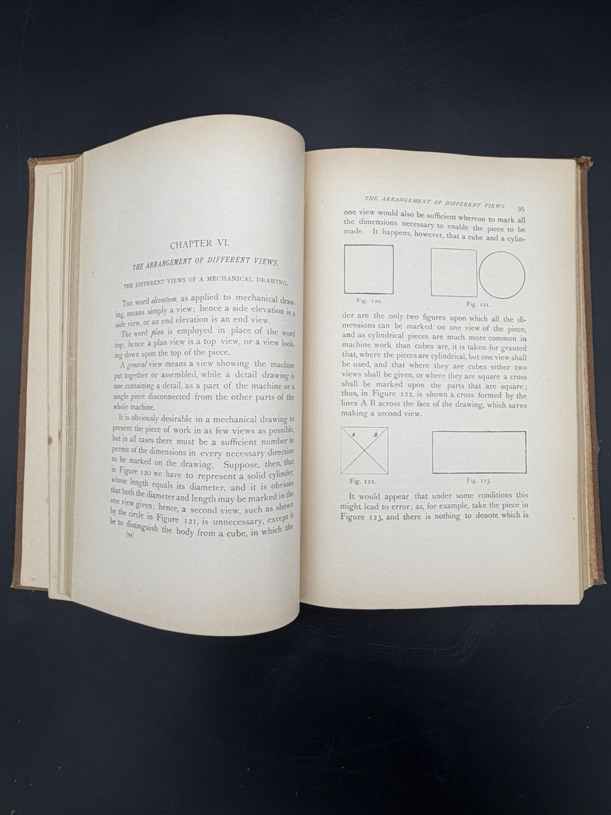 Antique Book 1898 Mechanical Drawing Self-Taught - Joshua Rose Engineering RARE