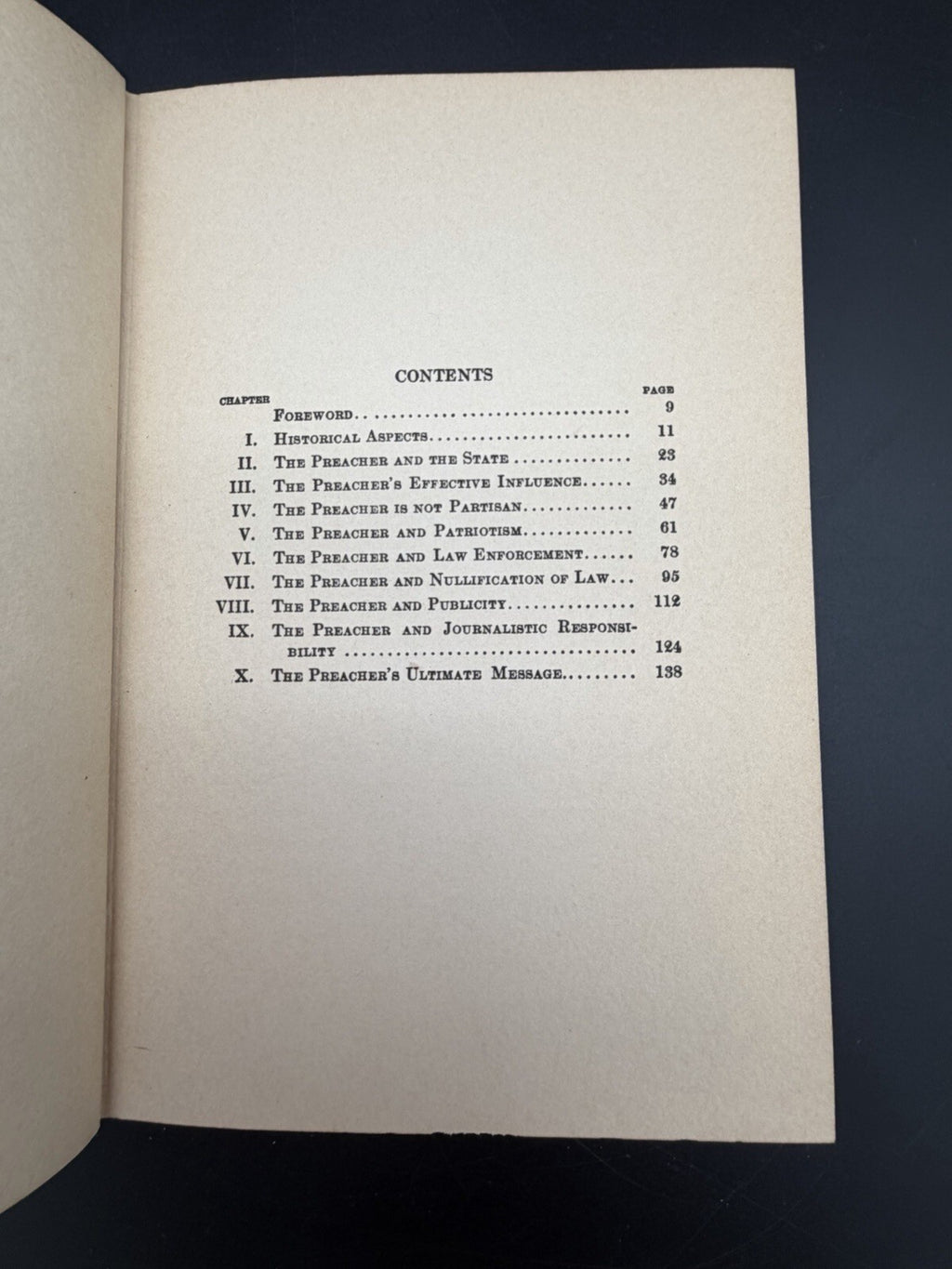 Signed 1930 The Preacher and Politics W. Wofford T. Duncan First Edition