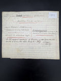 1853 Antique Vellum Land Deed: Hillingdon, Middlesex - Hand-Drawn Map (Signed)